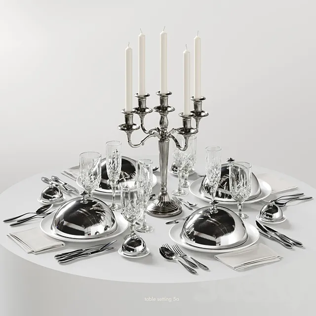table setting 5a 3D Model