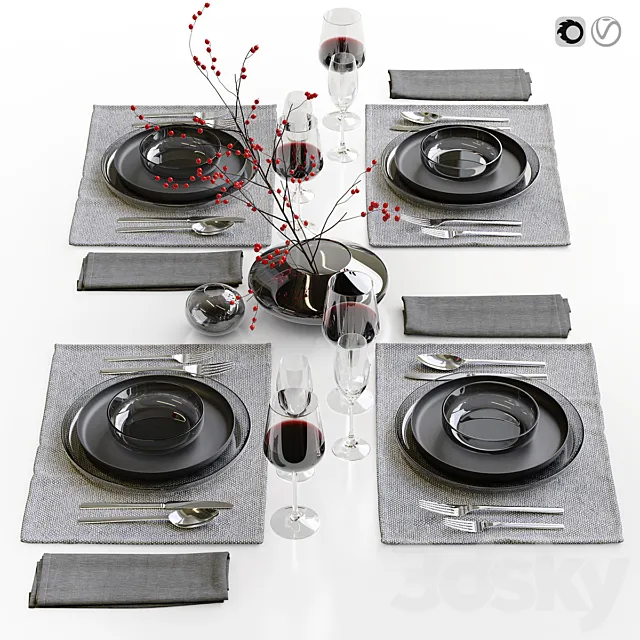 Table setting _ Table setting 42 3D Model