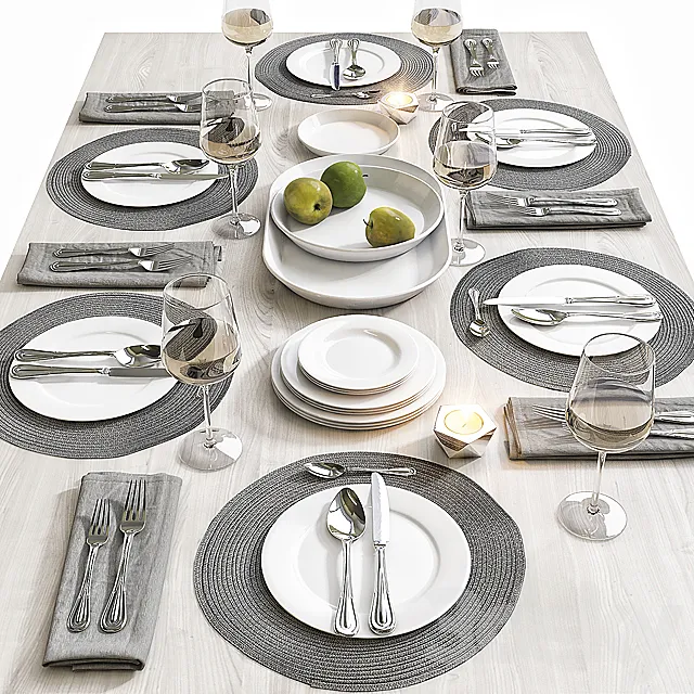 Table setting _ Table setting 6 3DModel