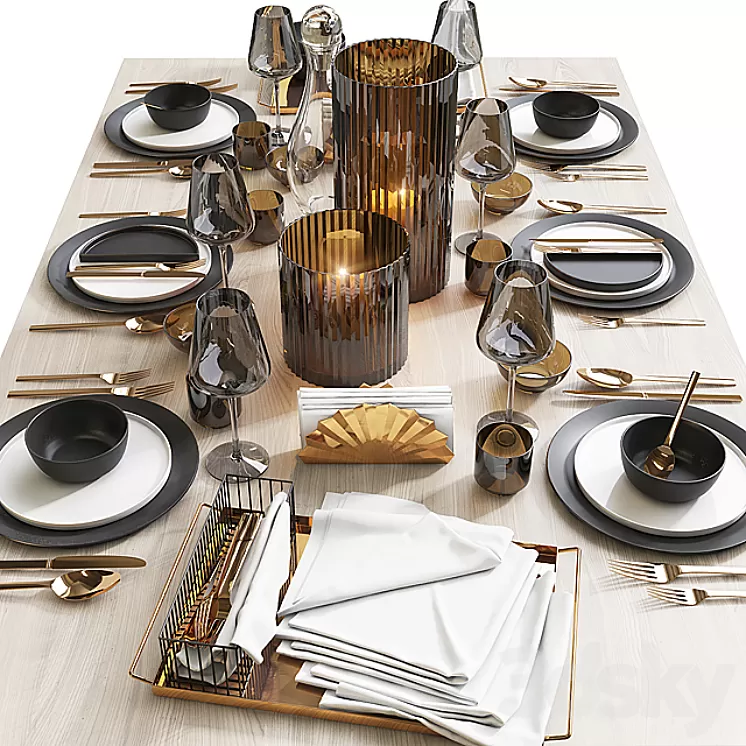 Table setting / Table setting 7 3D Model
