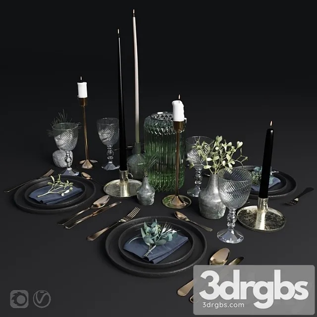 Table setting_3 3D Model Free