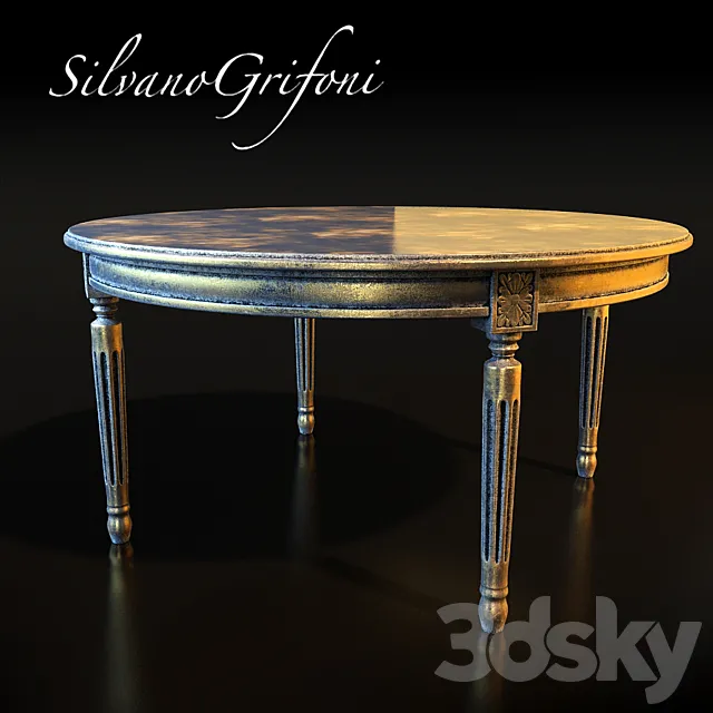 Table Silvano Grifoni 3D Model