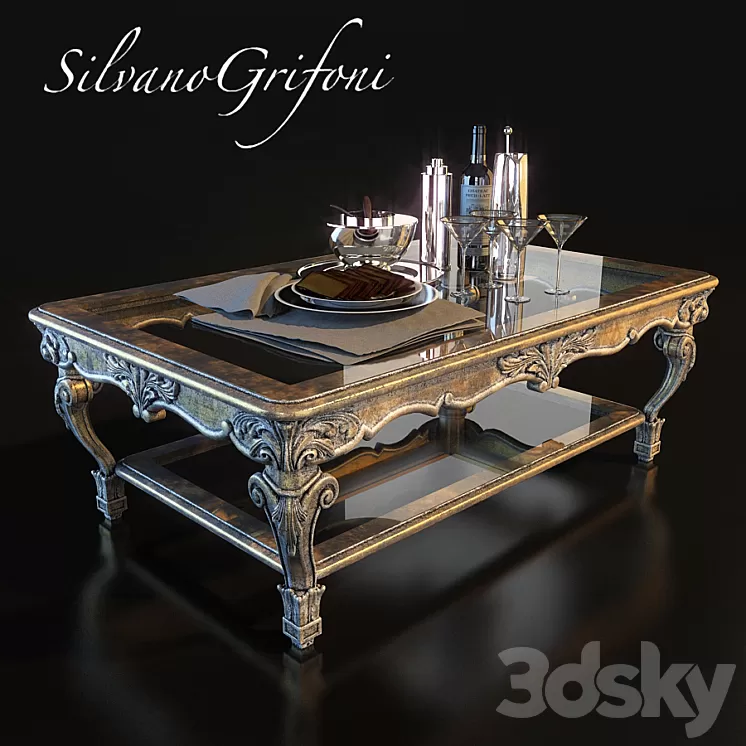 Table Silvano Grifoni 3D Model