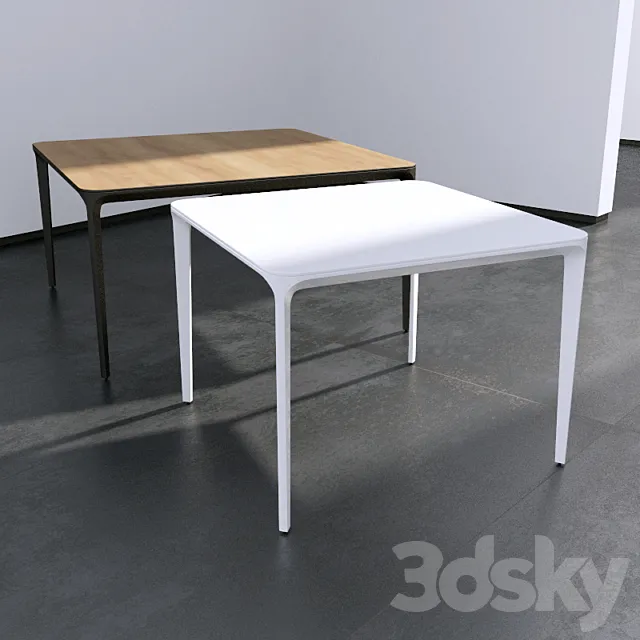 Table Slim square "Sovet" 3DModel