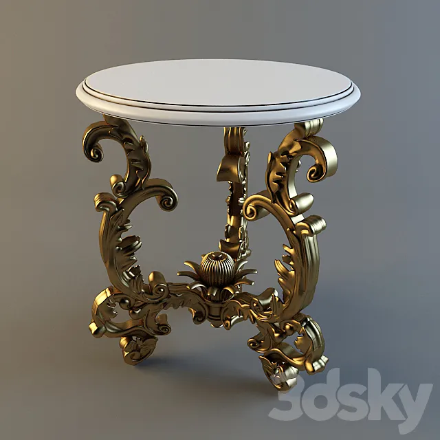 table-stand round 3D Model