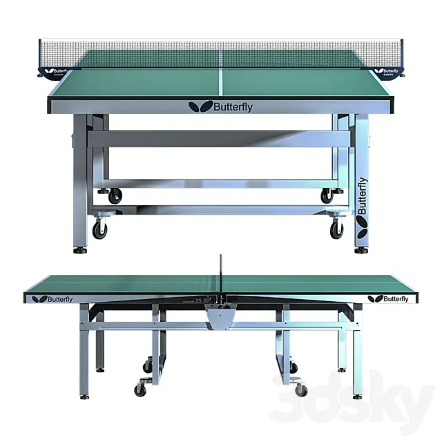 Table Tennis 3D Model