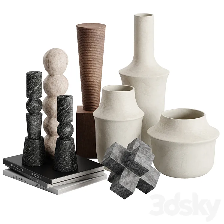 Table top set 1 3D Model Free Download