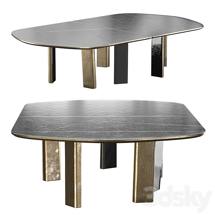 Table VINCENZO DE COTIIS DC1505 3D Model Free