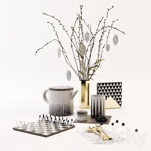 Table_SET 3D Model