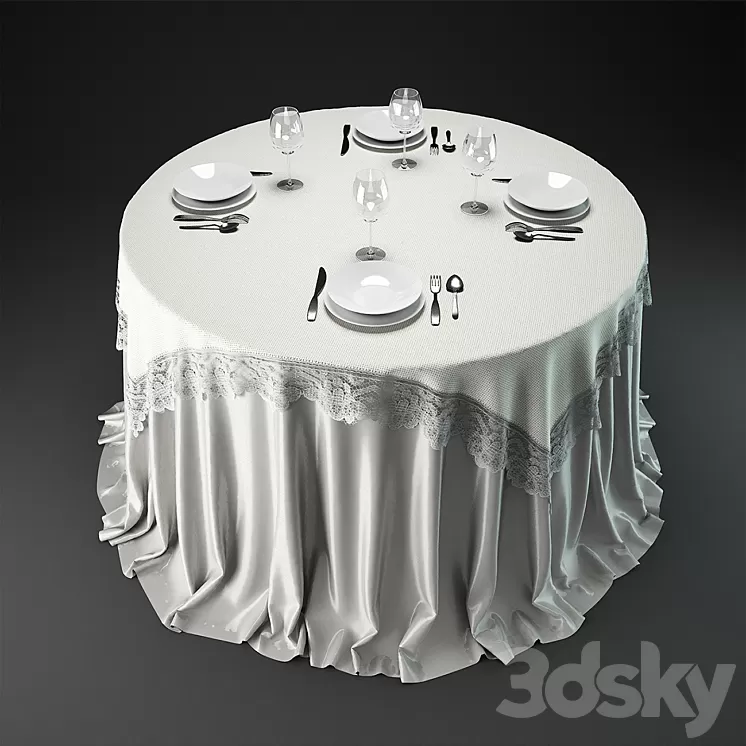 Tablecloth 3D Model