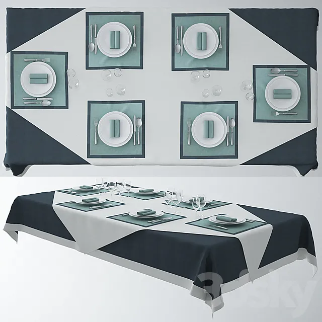 Tablecloths 1800h900 3DModel