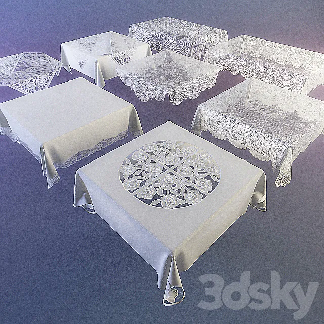 Tablecloths 3D Model