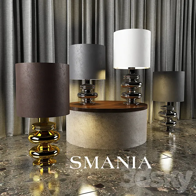 Tables and lamps Smania 3DModel