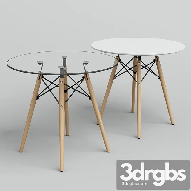 Tables eames dsw. 2 3D Model Free