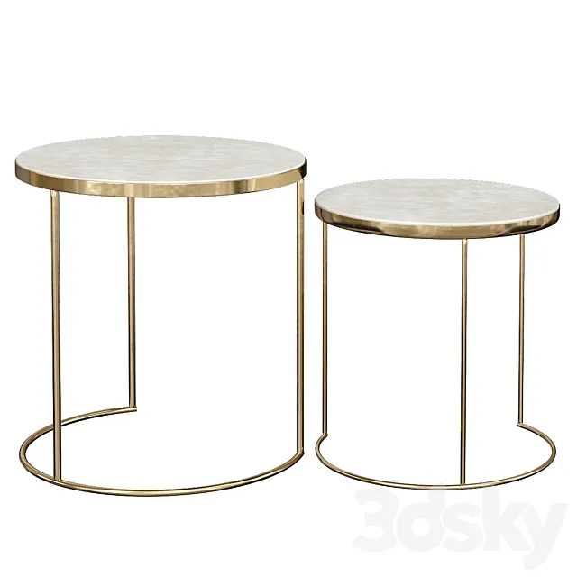 Tables From Zara Home 3D Model