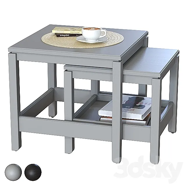 Tables IKEA Havsta. 3DModel
