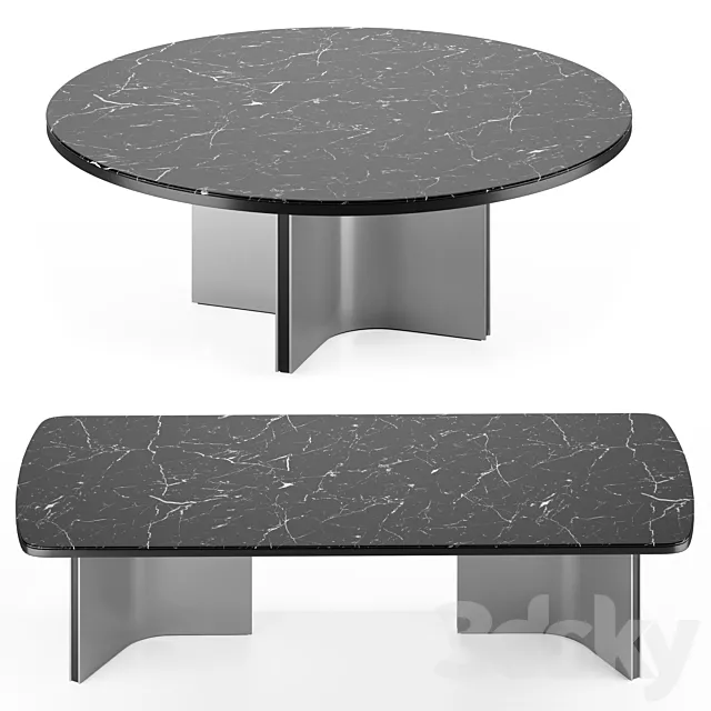 tables Minotti Marvin 2021 collection 3DModel