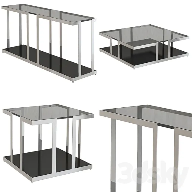 Tables Treasure Eichholtz Collections 3D Model