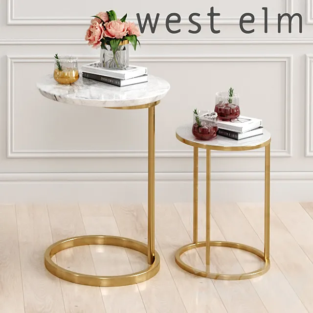 Tables West elm 2 3D Model