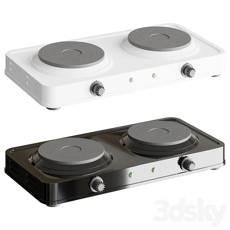 tabletop stove 3D Model Free