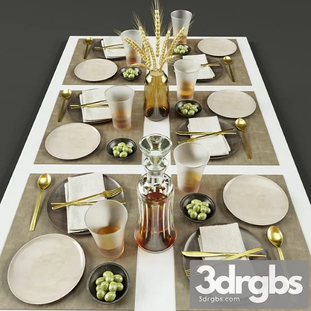 Tableware 011 3D Model Free
