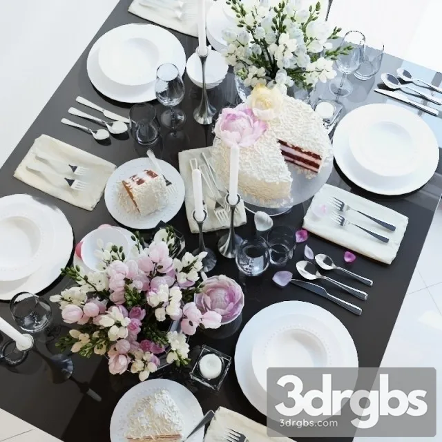 Tableware 10 3D Model Free