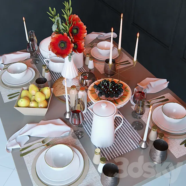 Tableware 2 3DModel
