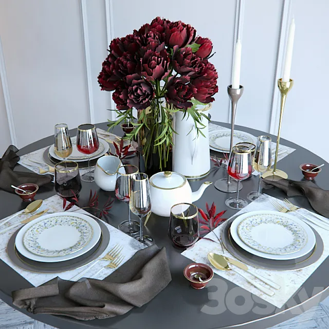 Tableware 3 3D Model