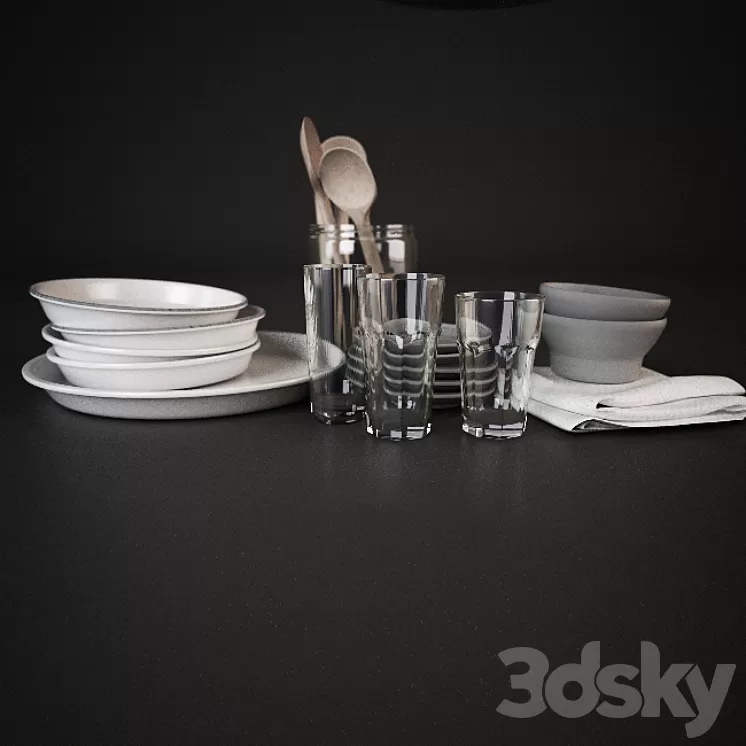 Tableware 3D Model
