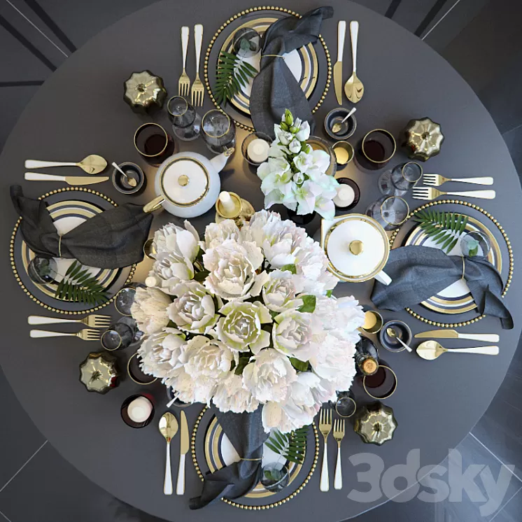 Tableware 4 3D Model