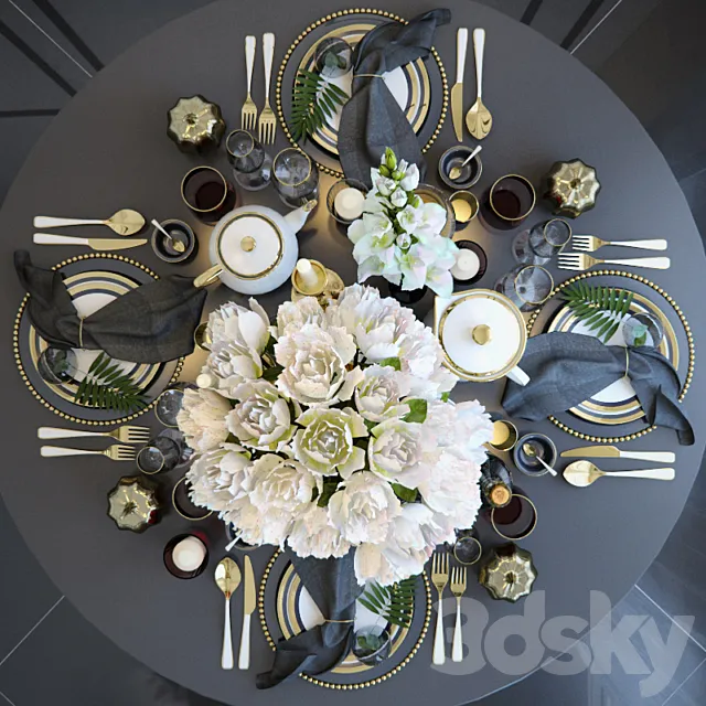 Tableware 4 3DModel