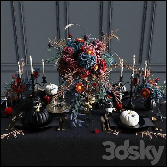 Tableware "Halloween" 3DModel