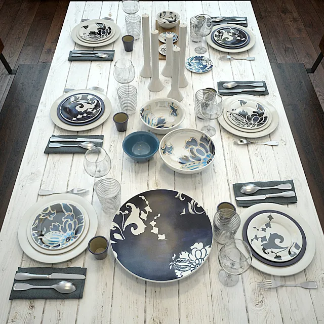 Tableware Indigo Free Download