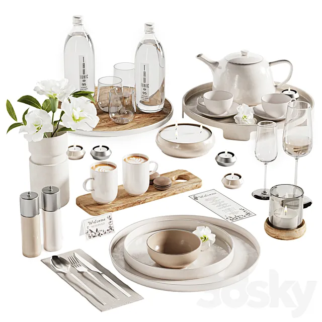 Tableware MA set 33 3D Model