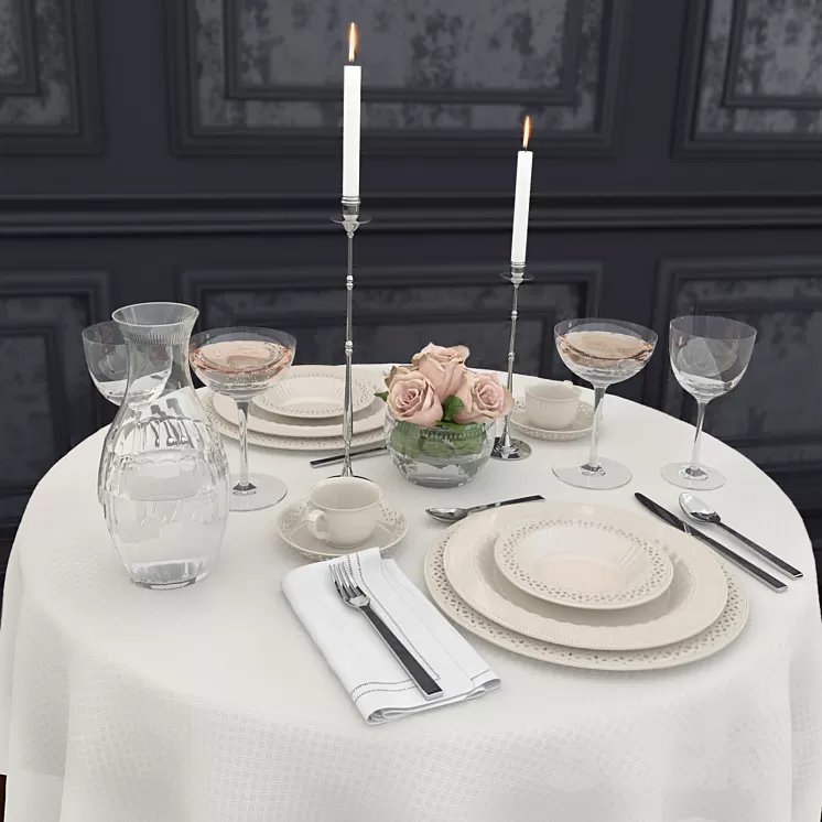 Tableware Ralph Lauren 3D Model