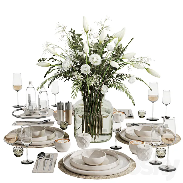 Tableware set 037 Free Download