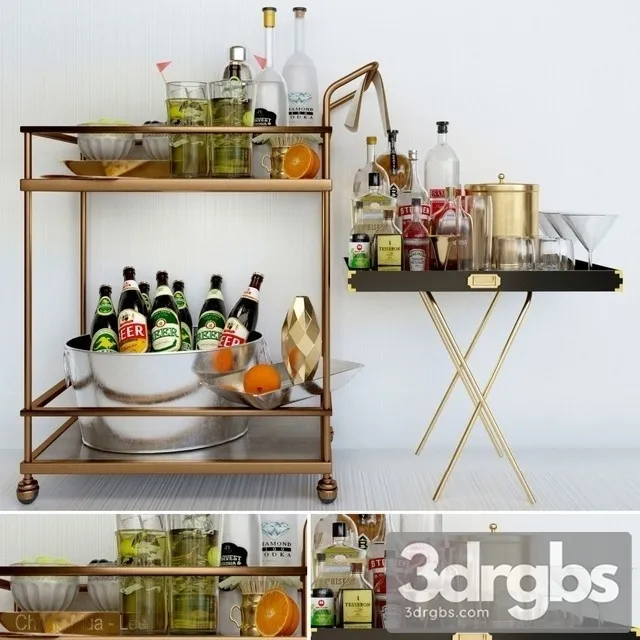 Tableware Set 27 3D Model Free