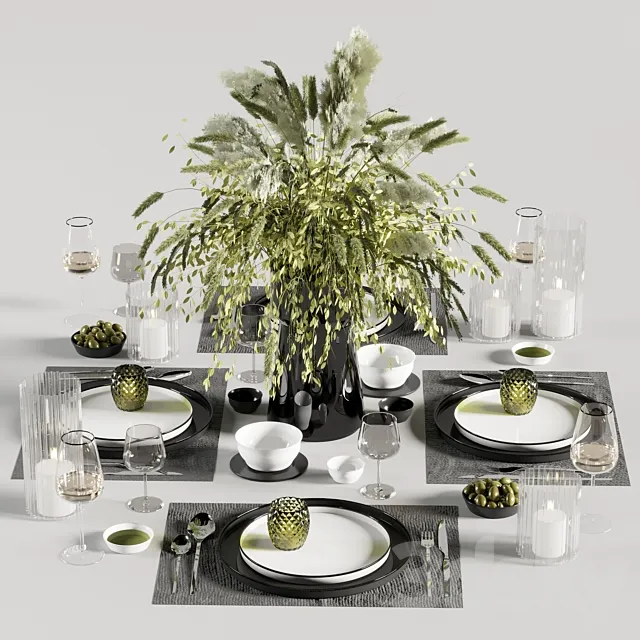 tableware set10 3D Model