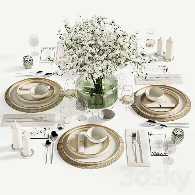 tableware set14 3D Model