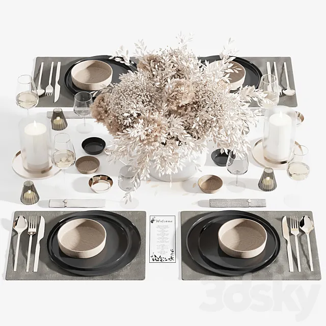 tableware set7 3DModel