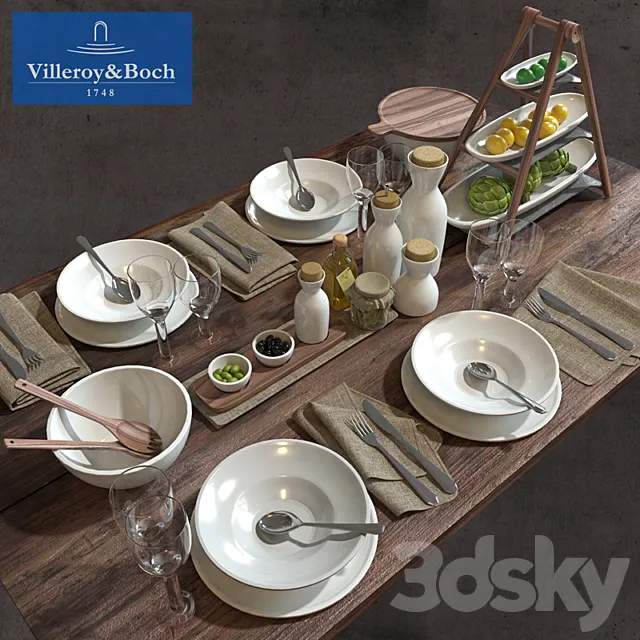 Tableware - villeroy & boch 3DModel