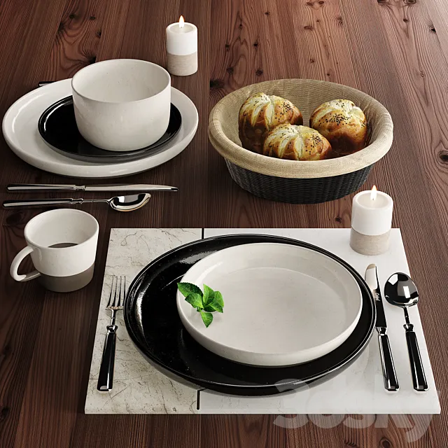 Tableware1 from CB2 3DModel