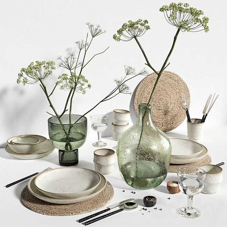 Tablewear 07 3D Model