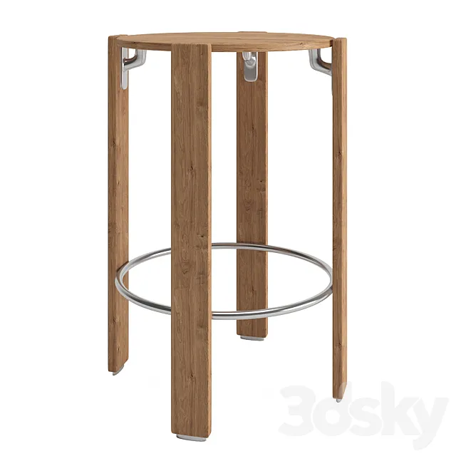 Tabouret by BRUNO REY 1970 3DModel