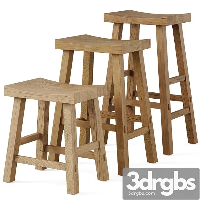 Taburet Barnyi Asayo By La Redoute Interieurs 3D Model Free