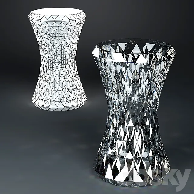 taburet stone 3D Model