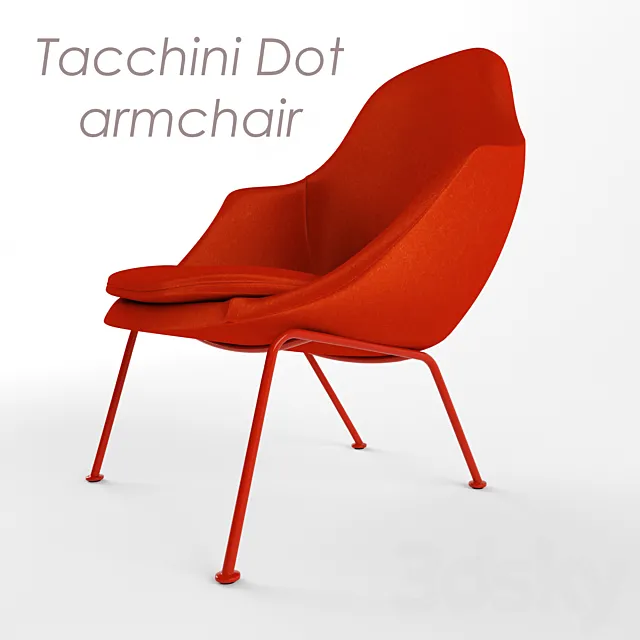 Tacchini Dot armchair 3D Model