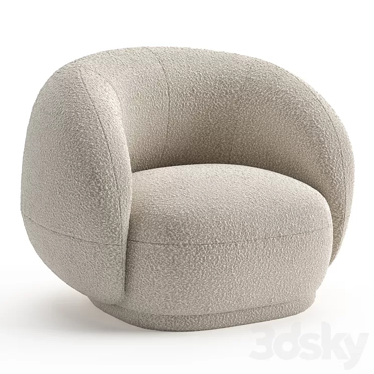 Tacchini Julep Armchair 3D Model Free