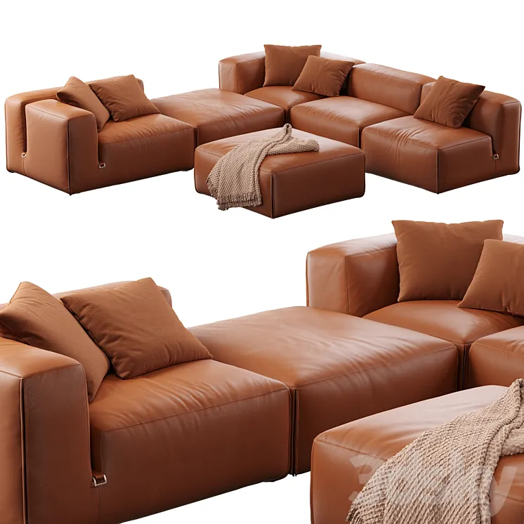 Tacchini Le Mura all sections 3D Model Free