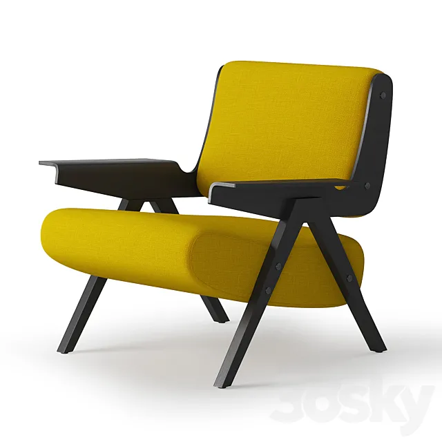 Tacchini Lina armchair 3D Model